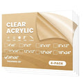 4 Pack 24x36 1/8" Clear Plexiglass Sheets by Langaelex