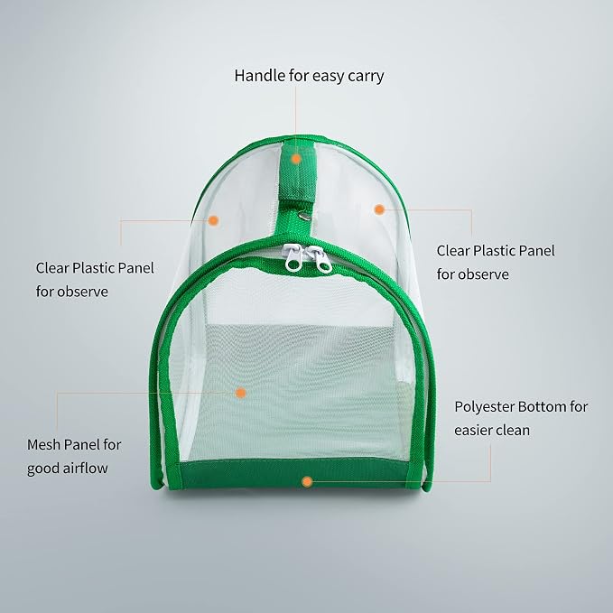 Small Butterfly Habitat, Insect Mesh Cage, Caterpillar Enclosure, Critter Cage - Image 2