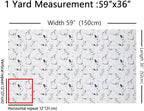 Erosebridal Rabbit Flannel Fabric by The Yard Polkadots Soft Not Stretchy Decor - Image 2