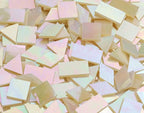 Lanyani Iridescent Glass Mosaic Tiles Supplies 200 Pieces Iridized Stained - Image 3