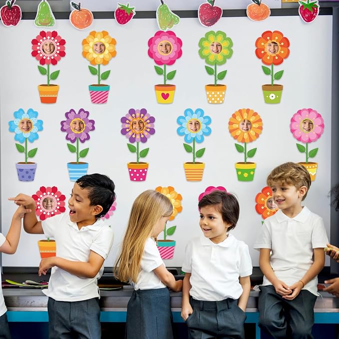 48 Set Flower Cutouts with Photo Space - Image 4