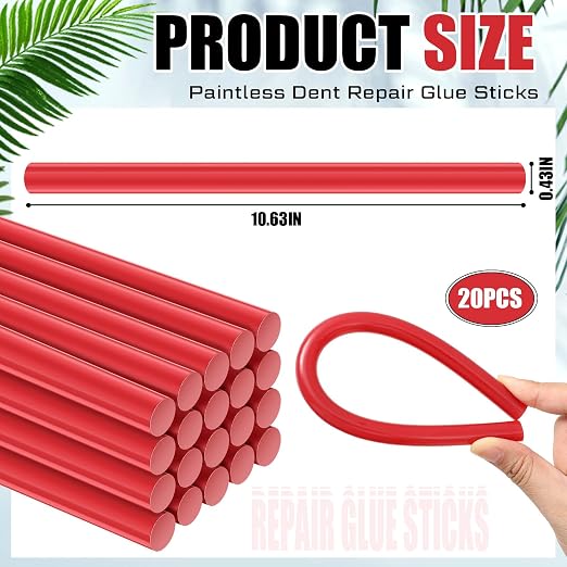 CroBlissful 20 Pcs Paintless Dent Repair Glue Sticks PDR Glue Hot Sticks - Image 2