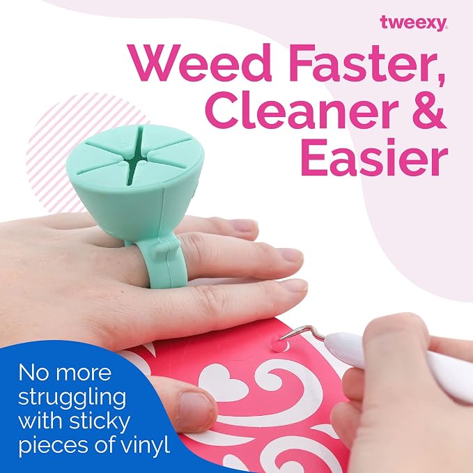 tweexy Craft Vinyl Weeding Scrap Collector Ring | Weeding Tools - Image 2