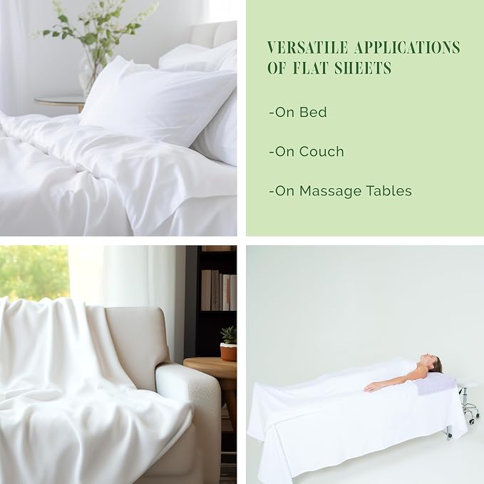 Luxury Flat Sheet on Amazon Elegant Comfort Wrinkle-Free 1500 Premier Hotel - Image 7
