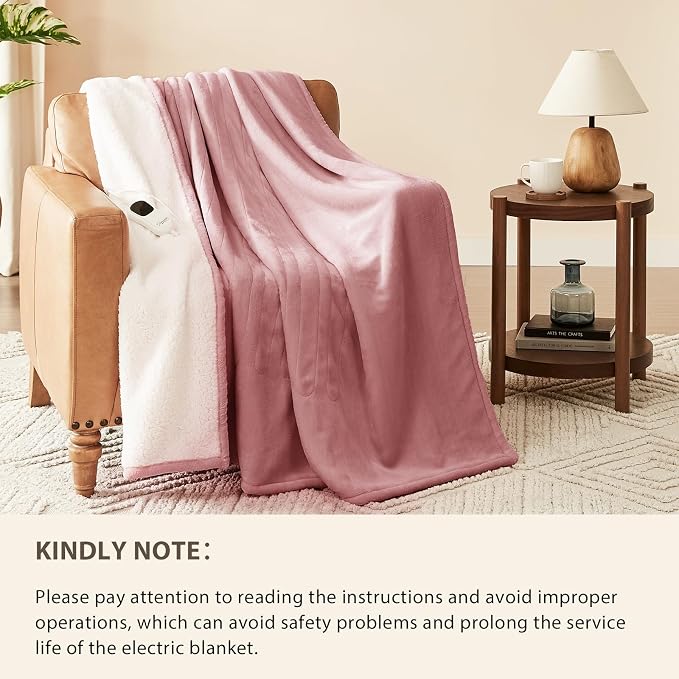 Homemate Electric Heated Blanket Queen Size - Image 6