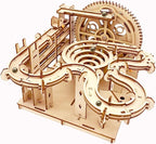 3D Puzzle Wooden Marble Run for Adults DIY Mechanical Puzzle Assembly Wood by IQIETOY
