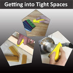 Micro Detail Sander Paper Kit 70PCS Wet Dry Sandpaper-Grit 400 600 800 1000 - Image 5