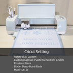 7.5mil Blank Mylar Sheets, 12X12 inch Milky Translucent PET Blank Stencils - Image 5