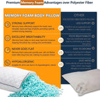 1 MIDDLE ONE Body Pillow, Memory Foam Body Pillows - Image 8
