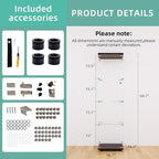 FLYMUHJIA Curio Cabinet Glass Display Case - Image 4