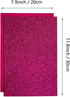 Glitter Felt Fabric, 8 x12 inches Felt Square Glitter - Image 5