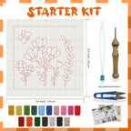 BEUNITONE 4 Sets DIY Punch Needle Kits - Image 2