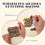 Tintnut Leopard Permanent Vinyl 8 Sheets 12x10in Golden Adhesive Vinyl | - Image 3