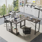 DUMOS 50-Inch Reversible L Shaped Desk - Image 9