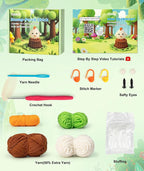 Totiro Crochet Kit for Beginners, Chicken Amigurumi Starter Kit, Easy DIY Craft - Image 4