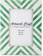 Picture Photo Frame Chevron Herringbone Art Inspired Vintage Table-Top/Wall by ArtworkCraft