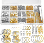 BESARME 1130PCS Keychain Making Kit Jump Rings by BESARME