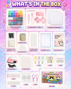 Fuse Beads Kit 2.6mm Mini Beads, Mini Iron, Tweezers & 200+ Patterns, Pixel Art - Image 3