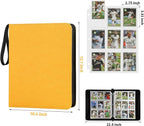 GERMUN 3 Ring 9 Pocket Zipper Card Binder, 720 Double Sided Standard PU Trading - Image 2