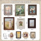 Qunclay 10 Pack Vintage Picture Frames - Image 2