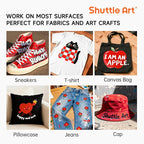 Shuttle Art Red Fabric Paint, 4 oz Fabric Paint - Image 8