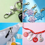 LEOBRO 240PCS Lobster Claw Clasps and Key Rings, Keychain Making kit, Keychains - Image 5