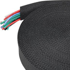 Heat Shrink Wire Loom 2:1 Shrinkable Braided Cable Sleeve 3/4 Inch ID-128ft by BuyUneed
