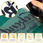 VinylRus Heat Transfer Vinyl-12” x 50ft Black Iron on Vinyl Roll - Image 4
