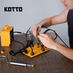 KOTTO Helping Hands Soldering, Third Hand Soldering Tools PCB Holder Four Arms - Image 8