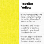 Jacquard Textile Color Yellow - Image 2