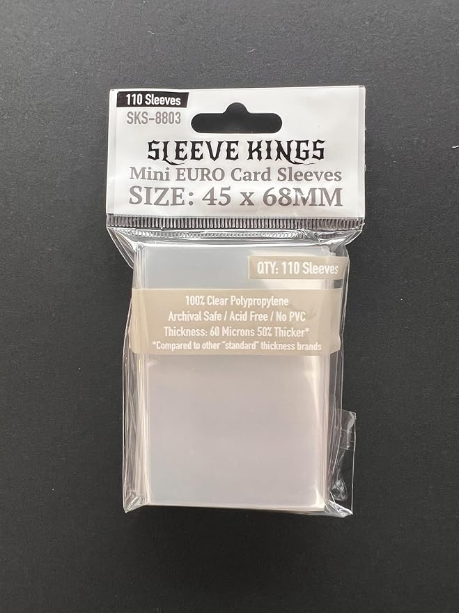 Sleeve Kings Mini Euro Card Sleeves 45 X 68 mm - Image 3