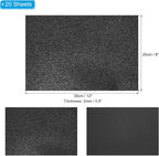 PATIKIL Black Shiny EVA Glitter Foam Sheet 11 x 8 Inch 2mm Thick Sparkle EVA - Image 2