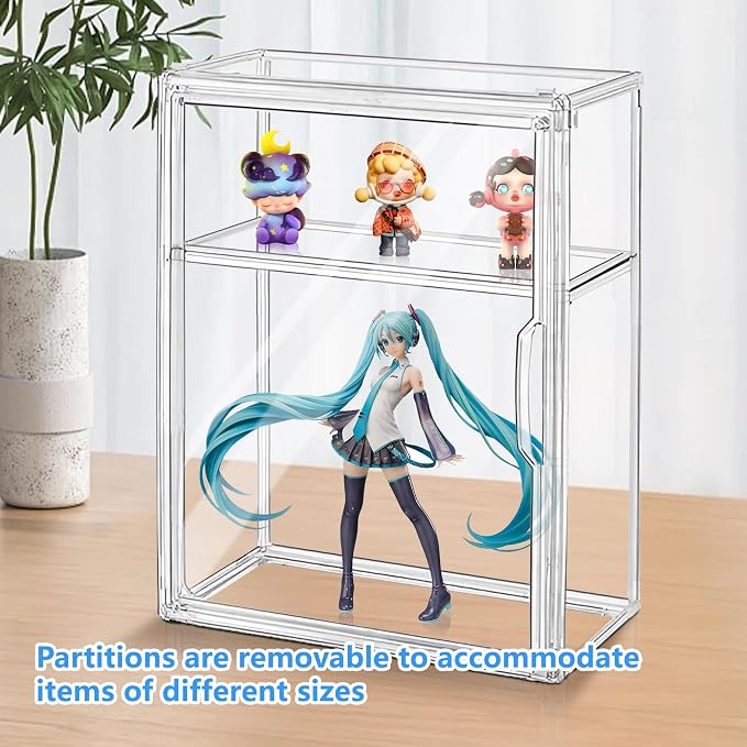 Montex Acrylic Display Case for Collectibles 3 Tier, Figure Display Case - Image 5