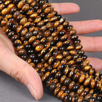 ICAI Beads 5x8mm Natural Beads Rondelle Spacer Loose Beads - Image 3