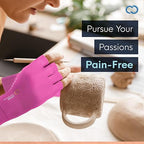 Copper Compression Arthritis Gloves | Fingerless Arthritis Carpal Tunnel Pain - Image 2