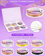 FIVEIZERO 6 Rolls Colored Copper Wire - Image 2
