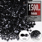 1500pcs 6mm Resin Rhinestones Bulk - Image 2