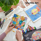 Shuttle Art 36 Colors Fabric Markers, Permanent Markers - Image 7