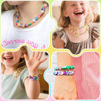Gionlion 500 Pcs Polymer Clay Beads Bracelet Making Kit，24 Style Animal Fruit - Image 3