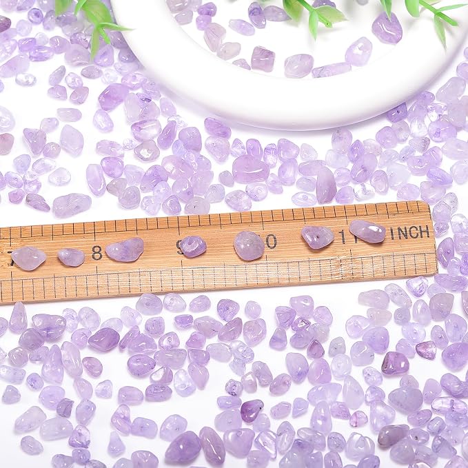 400pcs Natural Chip Stone Beads - Image 2