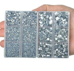 10000Pcs 2-Boxes Mixed Size Hot Fix Round Crystals Gems Glass Stones Hotfix - Image 4