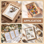 Novabright 50 Pack 8" x 10" Unfinished Wood Panels - Image 4