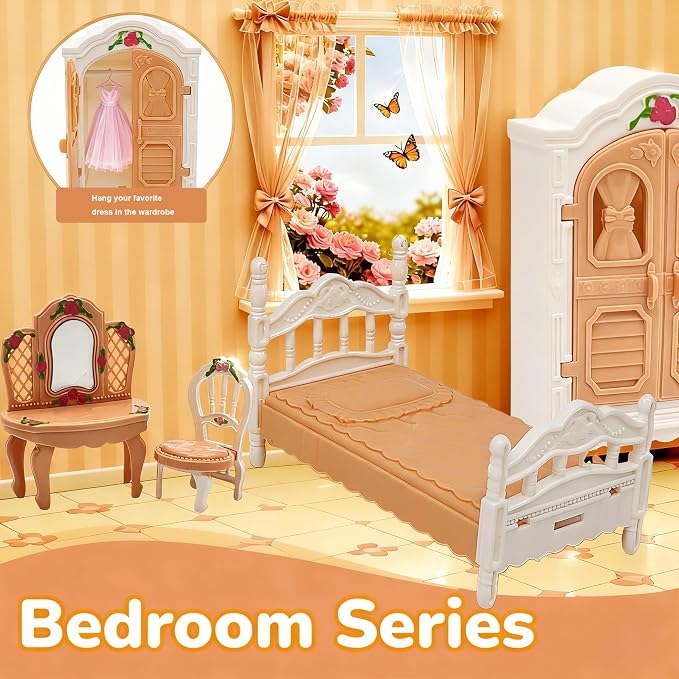 Dollhouse Furniture Set, Toy for Kids Ages 3+ Boys Girls, Great Gift Idea - Image 5