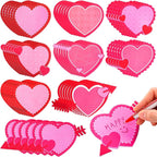 Eaasty 1080 Sheets Valentine's Day Heart Cutouts Paper Heart Cutouts Assorted by Eaasty