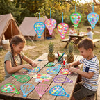 Renbuzhu 48PCS Back to School Crafts: Paper Hot Air Balloon Suncatchers DIY Kits - Image 6