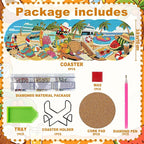 8-Pack Diamond Art Coaster Kit - Image 6
