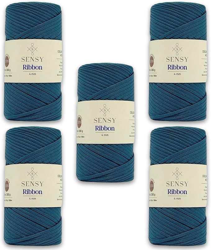 5 Skeins of Sensy Premium 4mm by SSENSY