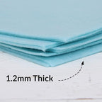 Threadart Light Aqua Premium Felt Sheets - Image 3