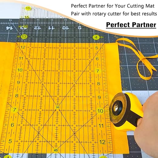 Sewing Ruler, 6“ * 17” Quilting Rulers, Acrylic Ruler, Cutting Ruler - Image 5
