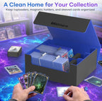 Mlikero Card Deck Case for Trading Cards 1800+, Trading Card Storage Box Fits - Image 2
